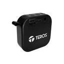 Parlante TEROS TE-6032N, bluetooth, 5 W, 400 mAh, negro