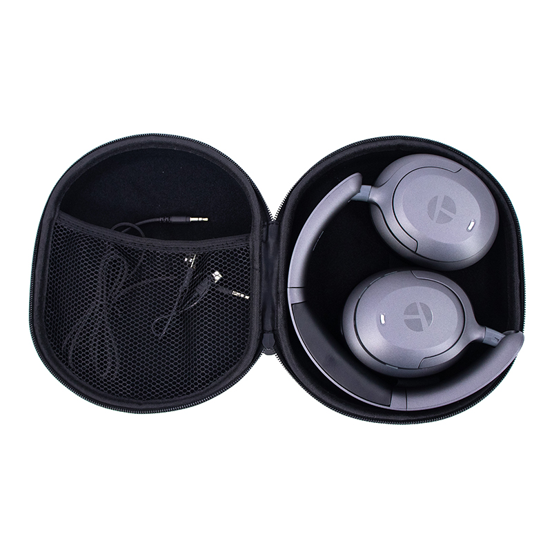 Audífono inalámbricos TEROS TE-8038N, USB-C, Negro Titanium