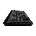 Teclado inalámbrico TEROS TE-4064N, 2.4 GHz, bluetooth 3.0 / 5.2, 80 teclas, negro