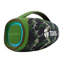 Parlante TEROS TE-6045G, color verde militar camuflado, 60 W