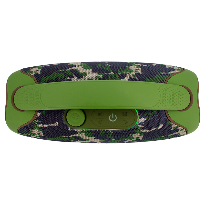 Parlante TEROS TE-6045G, color verde militar camuflado, 60 W