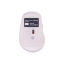 Mouse inalámbrico TEROS TE-1234S, 2.4GHz, 6 botones, USB, rosado