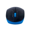 Mouse inalámbrico ADV-1238S, USB, 3 botones, azul