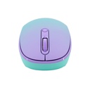 Mouse Inalámbrico Teros TE-1239S, 2.4GHz, 4 botones, USB, Color Purple