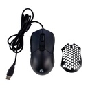 Mouse gamer TEROS TE-1232G, DPI hasta 7200, RGB, 7 botones, óptico, negro