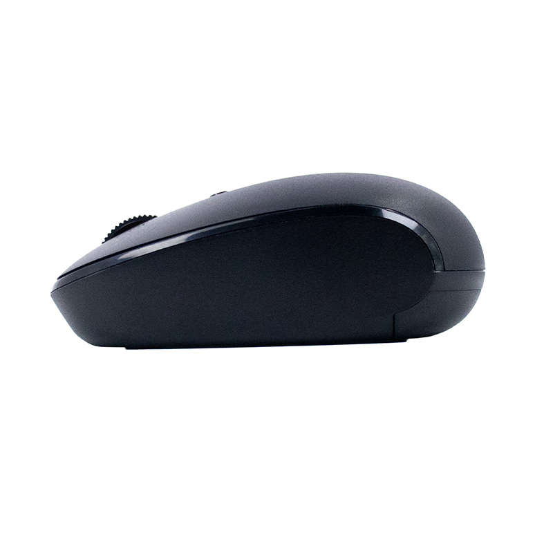 Mouse Inalámbrico Teros TE-1237S, BT 5.0, 2.4GHz, USB, Color Negro