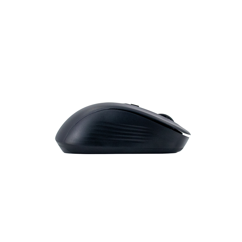 Mouse inalámbrico TEROS TE-1231S, 2.4GHz, BT 5.0, 4 botones, USB, negro