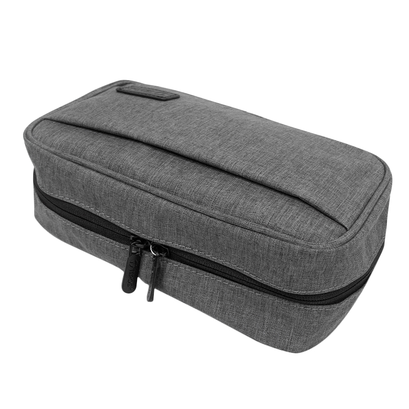 Cartuchera ﻿/ Estuche ﻿/ ﻿Organizador / Portacables TEROS TE-ACS9014, gris
