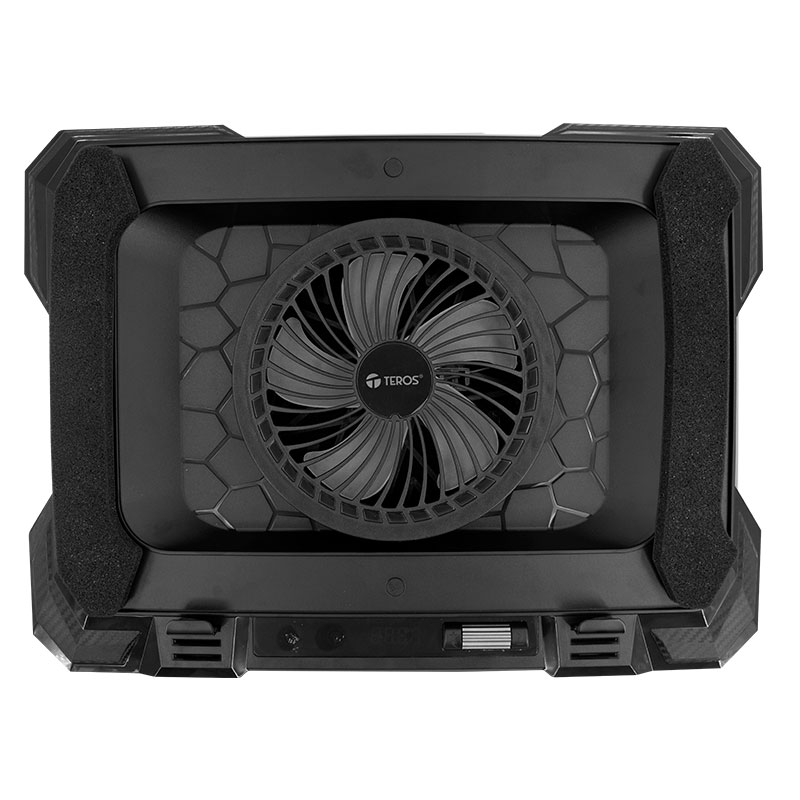 Cooler TEROS TE-7133N RGB, compatible con notebooks de 14" hasta 19"