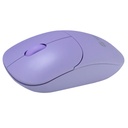 Mouse óptico inalámbrico TEROS TE-1219S, 1000 DPI, receptor USB, 3 botones, color morado