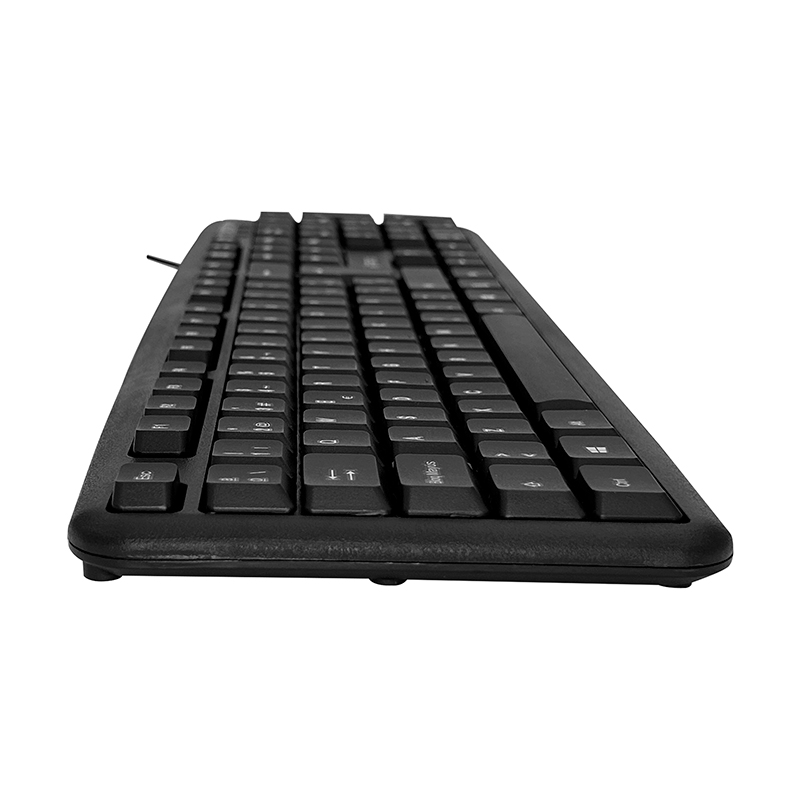 Kit teclado y mouse TEROS TE-4062N, USB, acabado elegante, negro, español / óptico
