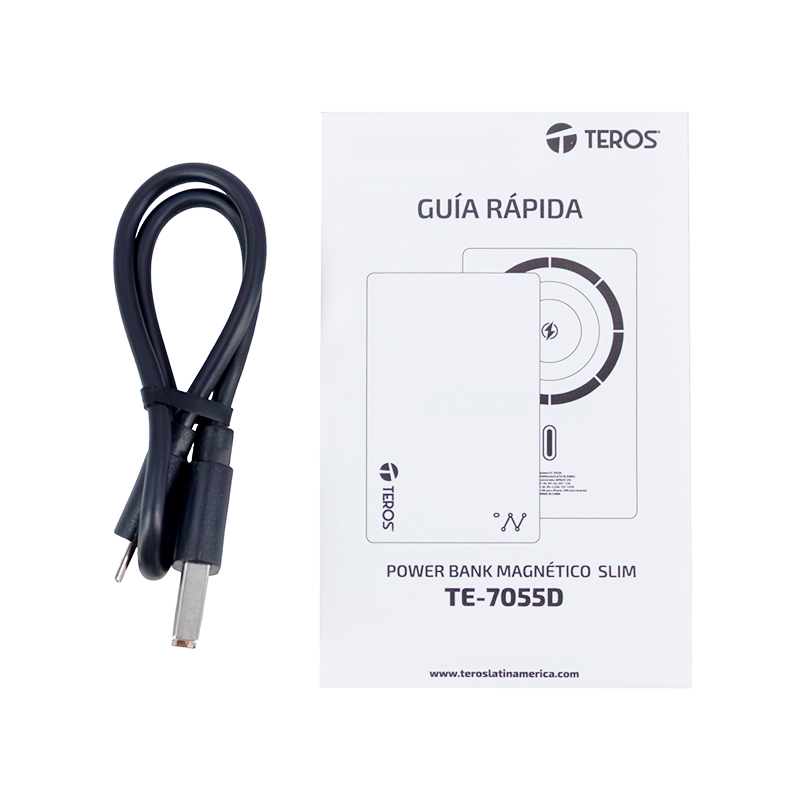 Powerbank TEROS TE-7055D, 5000 mAh, (3,85 V/19.35 Wh)