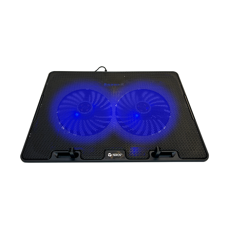 Cooler TEROS TE-7020N, compatible con notebooks de hasta 15.6", 2 fan de 12cm