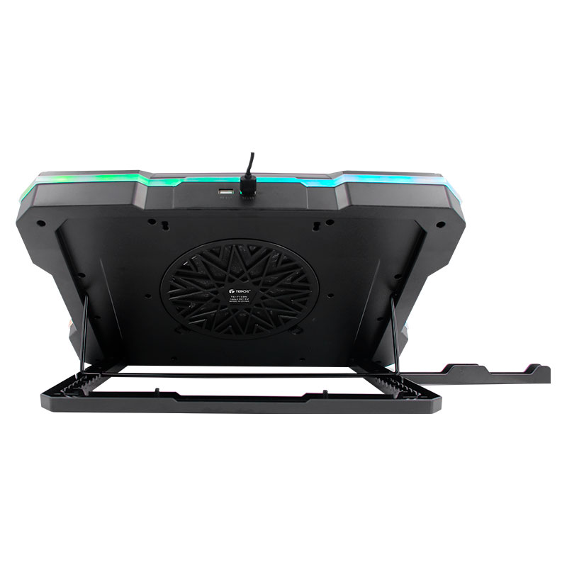 Cooler TEROS TE-133N RGB, compatible con notebooks de 14" hasta 19"