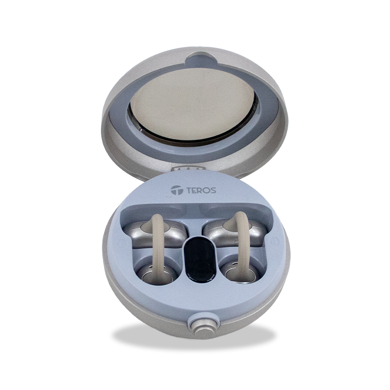 Audífonos Inalámbricos TEROS TE-80712RS, Bluetooth, Carga Tipo C, Rose Titanium