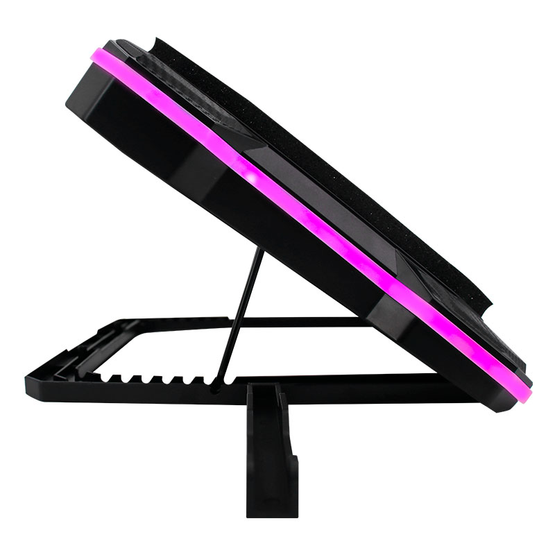 Cooler TEROS TE-7133N RGB, compatible con notebooks de 14" hasta 19"