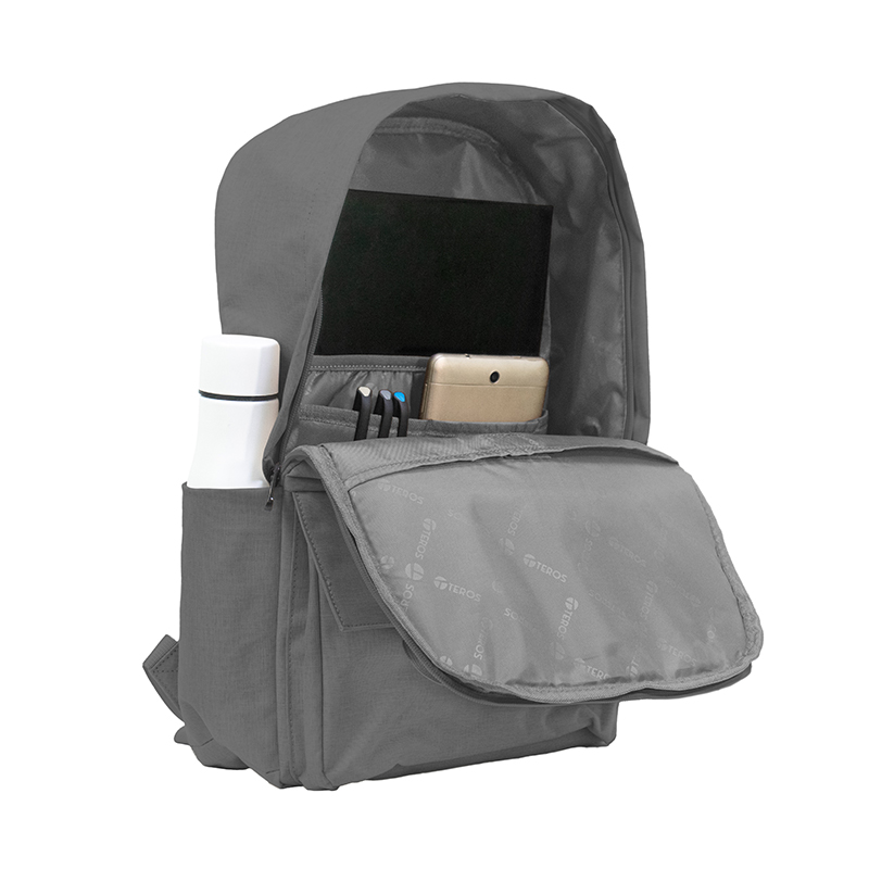 Backpack TEROS CITY II Grey TE-9028GR, para notebooks de hasta 15.6"
