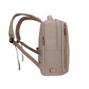 Backpack Teros City III TE-9046BG, para Notebooks de hasta 15.6", Color Beige