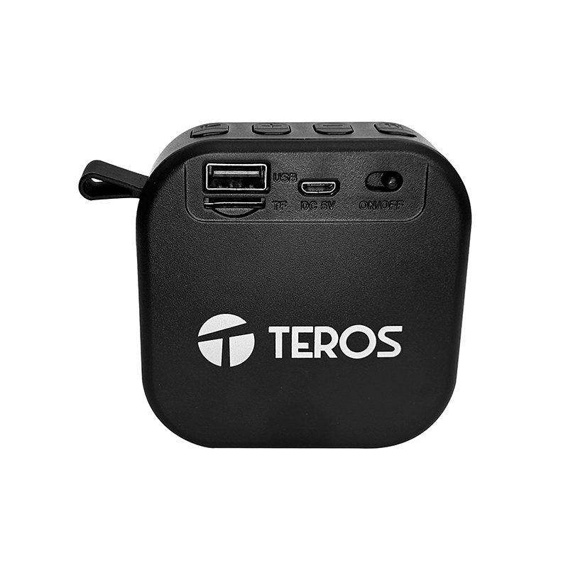 Parlante TEROS TE-6032N, bluetooth, 5 W, 400 mAh, negro