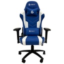 Silla gamer TEROS TE-8126B, azul y blanco