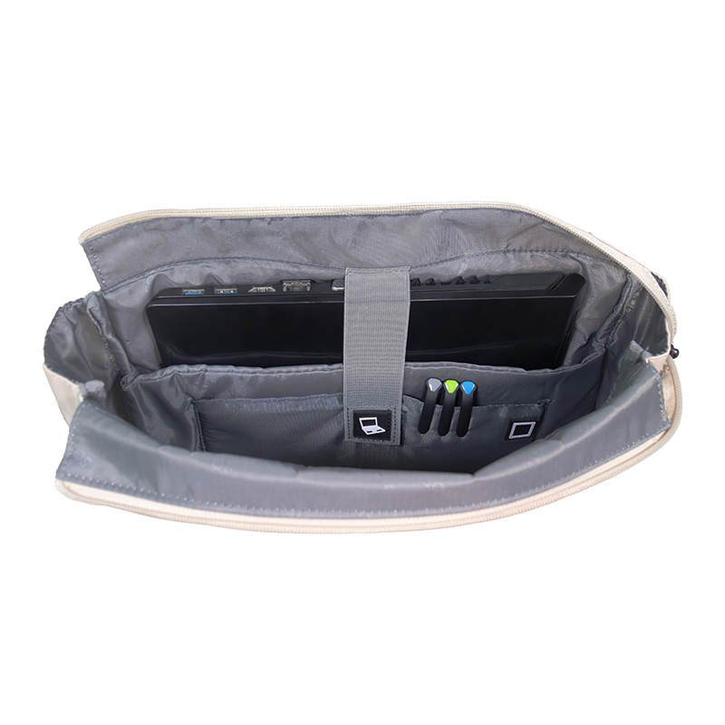 Shoulder BagTEROS ROSSAN Beige TE-9033BG, para notebooks de hasta 15.6"