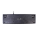 Teclado gamer TEROS TE-4074G, RGB, USB 2.0, negro