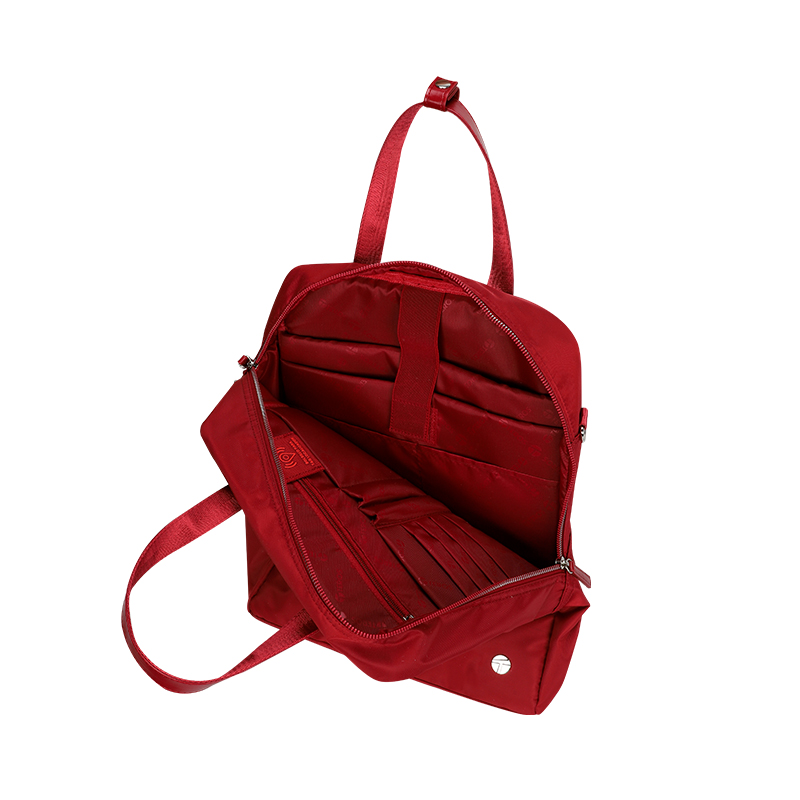 Backpack Teros Roseann II TE-9049RD, para Notebooks de hasta 14.1", Color Rojo