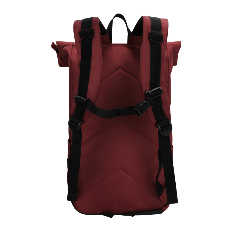 Backpack AMD By TEROS TE-9042R para notebooks de hasta 15.6", color vino rubby y negro