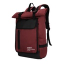 Backpack AMD By TEROS TE-9042R para notebooks de hasta 15.6", color vino rubby y negro