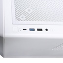 Case gamer TEROS TE-1322G, Mid Tower, USB 3.0 / USB 2.0, audio, ventilador ARGB, blanco