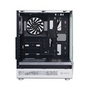 Case gamer TEROS TE-1322G, Mid Tower, USB 3.0 / USB 2.0, audio, ventilador ARGB, blanco