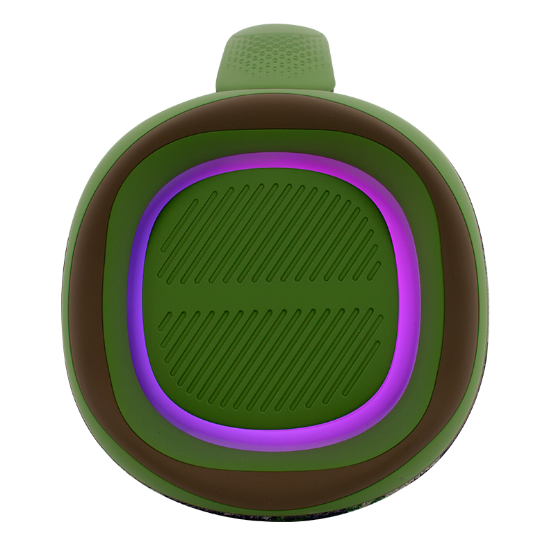 Parlante TEROS TE-6045G, color verde militar camuflado, 60 W