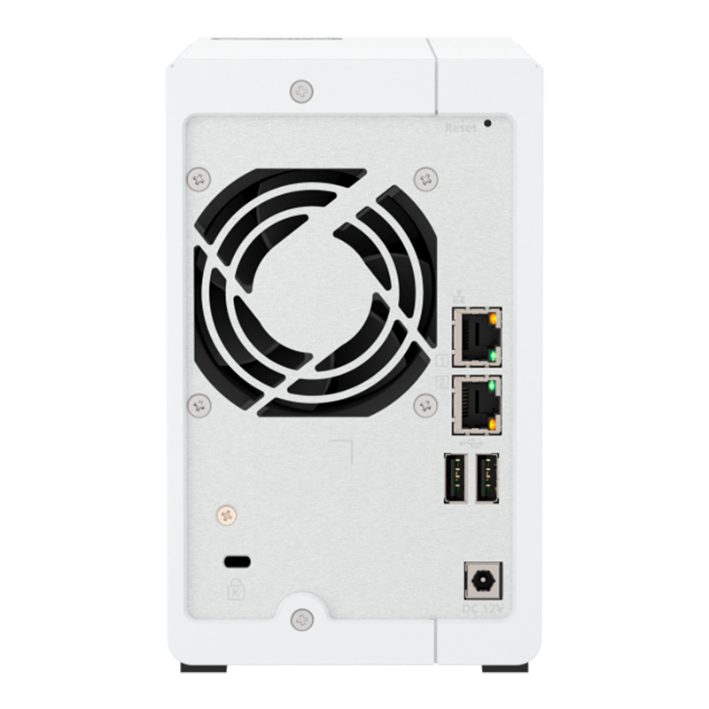 Servidor NAS QNAP TS-216G, ARM Cortex A55 4C/2GHz, 4GB RAM (On-Board), Bahias: 2x3.5" SATA