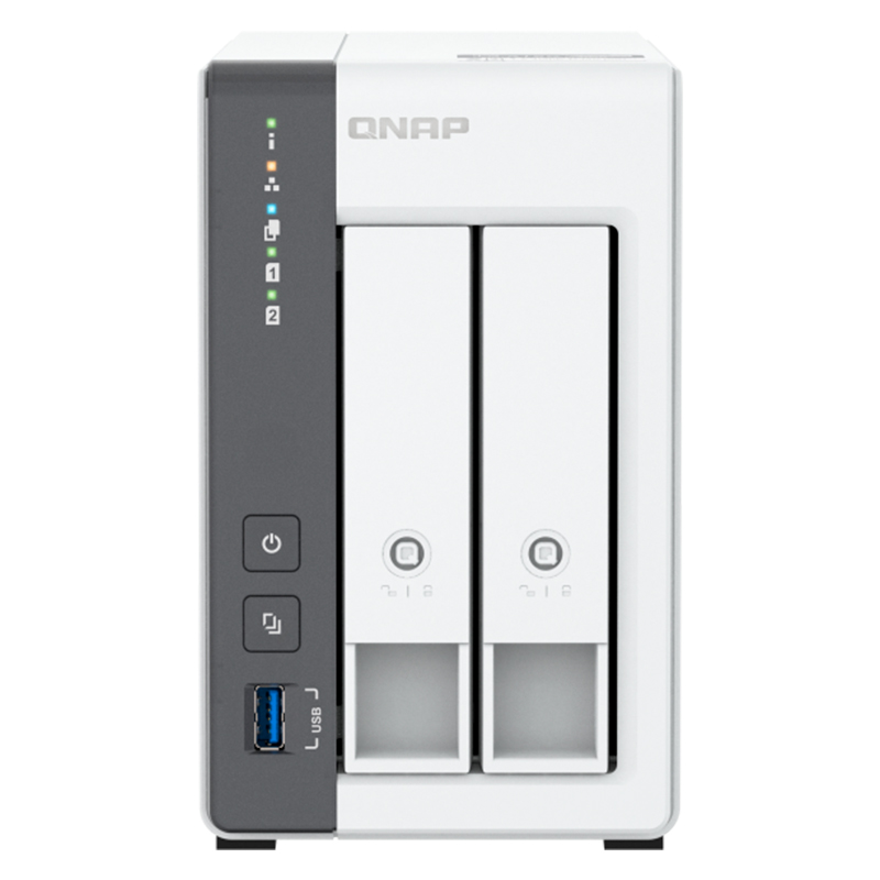 Servidor NAS QNAP TS-216G, ARM Cortex A55 4C/2GHz, 4GB RAM (On-Board), Bahias: 2x3.5" SATA