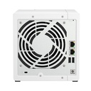 Servidor NAS QNAP TS-433-4G, ARM Cortex A55 4C/2GHz, 4GB RAM(On-Board), Bahias 4x3.5" SATA