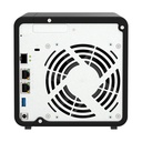 Servidor NAS QNAP TS-432X-4G, ARM AL524 4C/2GHz, 4GB RAM SODIMM, Bahias: 4x3.5" SATA