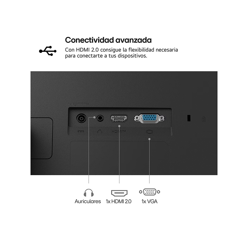 Monitor LG 27” FHD/IPS/120Hz/HDMI/VGA/Headphone-out