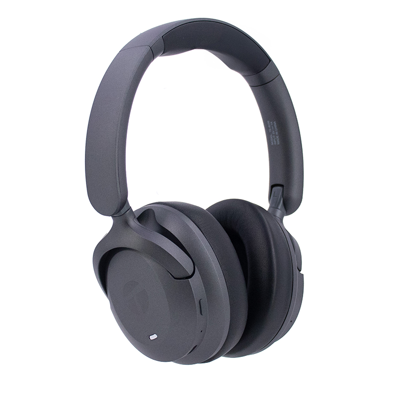 Audífono inalámbricos TEROS TE-8038N, USB-C, Negro Titanium