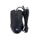 Mouse Gamer Teros TE-1233G, DPI hasta 7200, RGB,7 Botones, USB, Negro