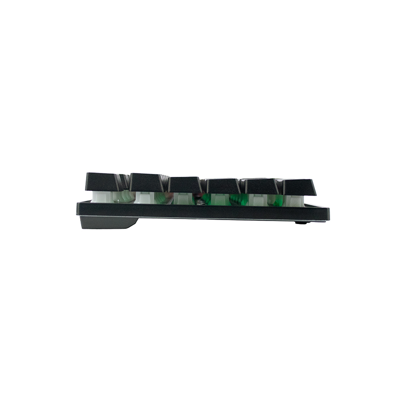 Teclado gamer TEROS TE-4072G, RGB, USB, negro