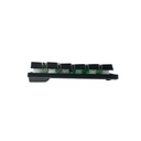 Teclado gamer TEROS TE-4072G, RGB, USB, negro