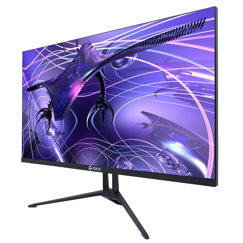Monitor plano TEROS TE-2417S 23.8" FHD IPS 144Hz 1ms HDMI DP PARLANTES AUDIO OUT