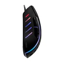 Mouse gamer TEROS TE-1210G, 7 botones, RGB, negro