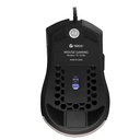 Mouse gamer TEROS TE-1210G, 7 botones, RGB, negro