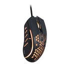 Mouse gamer TEROS TE-1210G, 7 botones, RGB, negro