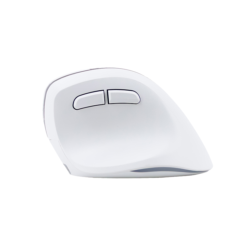 Mouse inalámbrico TEROS TE-1236S, RGB, Blanco, 6 botones con rueda