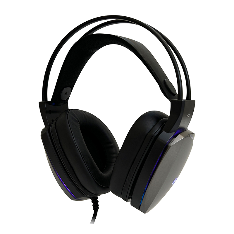 Auriculares Gaming TEROS TE-8170N estéreo 7.1, micrófono, conector USB, Negro, Luces RGB