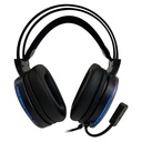Auriculares Gaming TEROS TE-8170N estéreo 7.1, micrófono, conector USB, Negro, Luces RGB