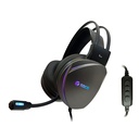 Auriculares Gaming TEROS TE-8170N estéreo 7.1, micrófono, conector USB, Negro, Luces RGB