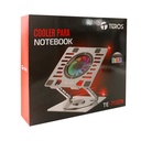 Cooler TEROS TE-7132N, compatible con notebooks de hasta 15.6", 1 fan de 11 cm